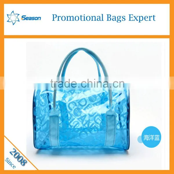 Wholesale Transparent PVC Beach Bag Utility Tote Bag Bags Cosmetic photo-2