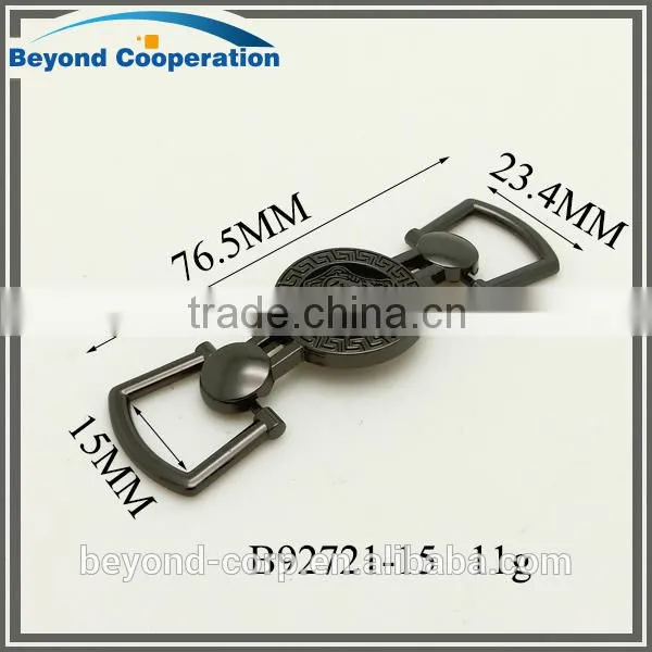 Custom-made Brand Logo Shoes Buckle for Men's Top Grain Real Cow Leather Shoes