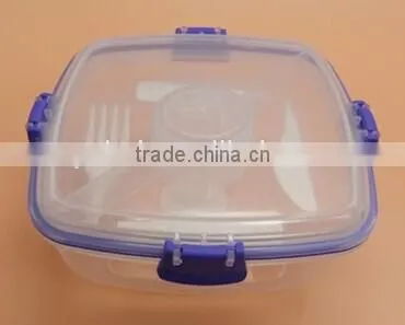Salad Container, Salad to go Container, Food Container, 2 Layers Food Container photo-2