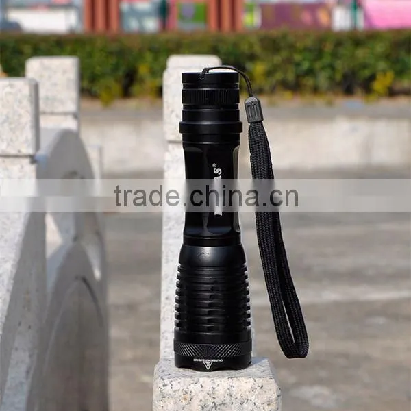 S3 Super Bright Rechargeable Mini Zoom Led Tactical Torch Flashlight photo-3