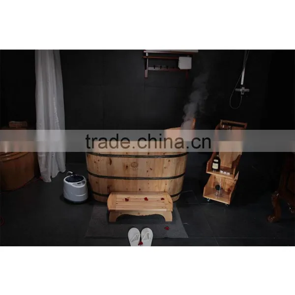 Spa Tub Type Spa Wooden Steam Barrel Outdoor Spa