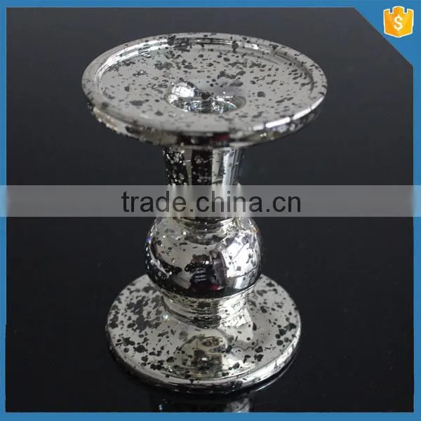 Bead Copper Gold Glass Candle Holder photo-2