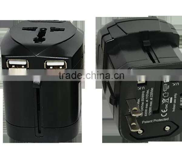 2016 AINOVO Powerful World Travel Adapter With USB Charger photo-4