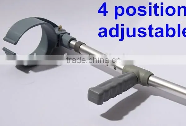 Adjustable Aluminum Elbow Crutch With Anti Slip Rubber Feet and ABS Hand Grip photo-2