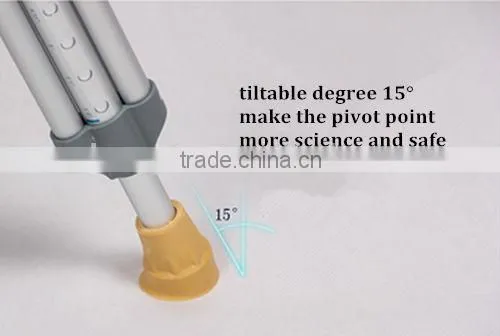 Adjustable Aluminum Crutch With Anti Slip Rubber and Foam Pad photo-2