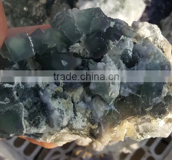 Wholesale Beautiful Purple and Green Fluorite Crystal Specimen for Decoration photo-5