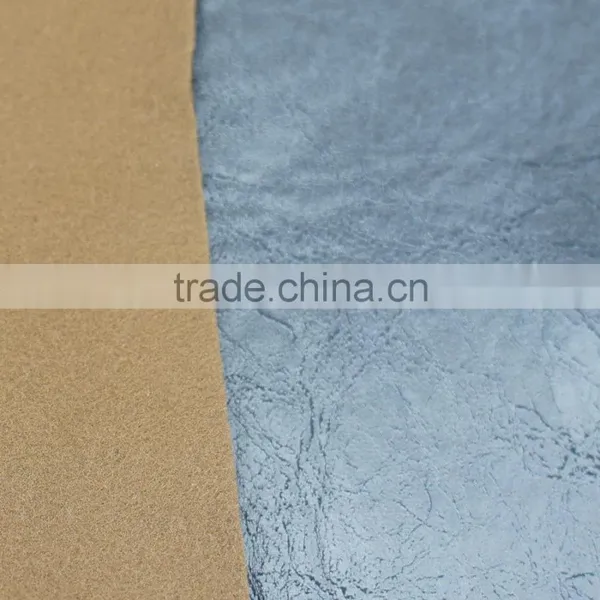 Bronzed Suede Fabric Boned With Fleece Buy Direct From China photo-5
