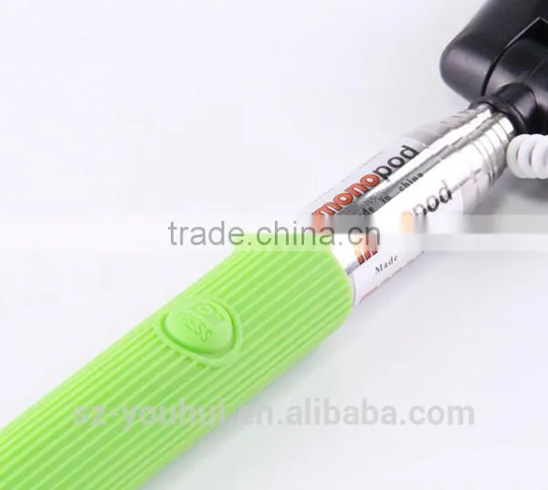 Factory Price Colorful Selfie Stick Tripod With Wired for Smart Phone for IPhone photo-5