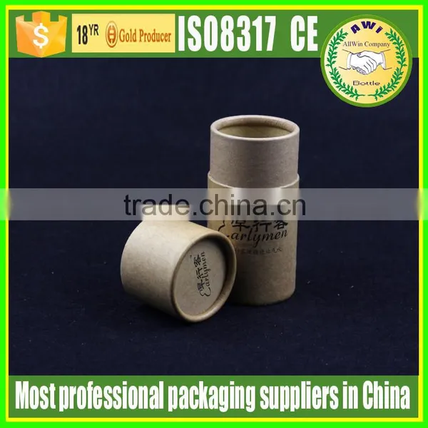 Recyclable Recycled Paper Tube Packaging Kraft Roundness Paper Box photo-6