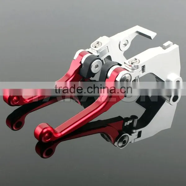 Motorcross CNC Adjustable Folding Brake and Clutch Levers for CRF450 Parts photo-4