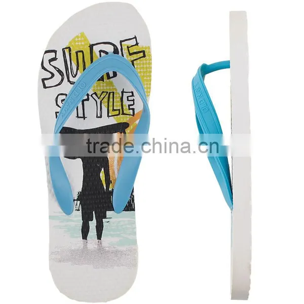 New Fashion Non-slip Boy EVA Flip Flops Kids Beach Slippers photo-4