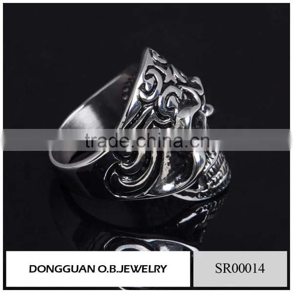 Small MOQ Design Fashion Plain Ring Skull Jewelry photo-2