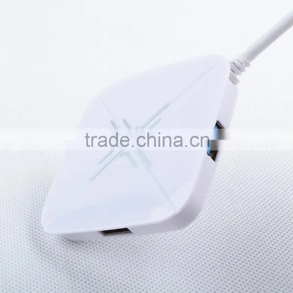 Portable Fashional Usb3.0 Hub With Fixed Cable, Plug and Play Function Factory Wholesale photo-2