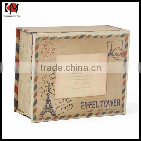 Spot UV Logo Gift Box Custom Cardboard Drawer Box With Pull Tab photo-2