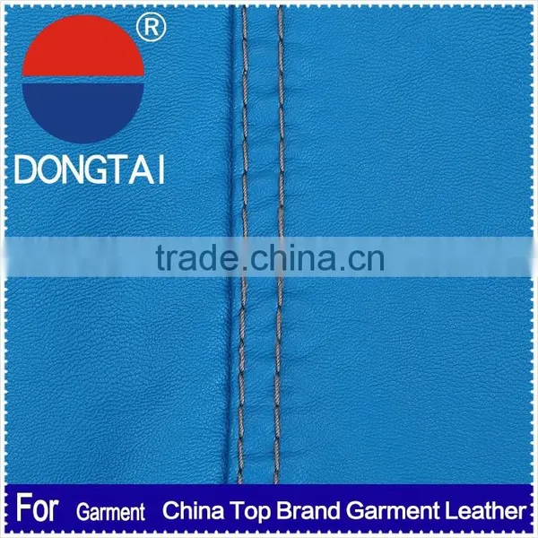 High Quality Color Faux Leather for Garments/Synthetic Leather photo-5