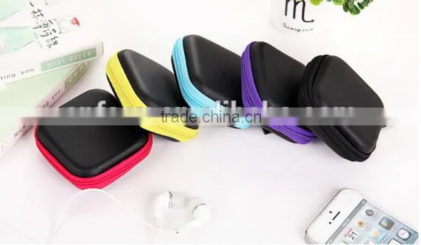 High Quality Mini Portable Zipper Earphone Storage Bag/data Line Storage Bag/coin Bag photo-5