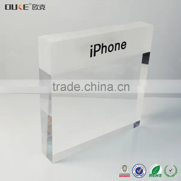 High Quality Clear Acrylic Iphone Display Block Wholesale photo-2