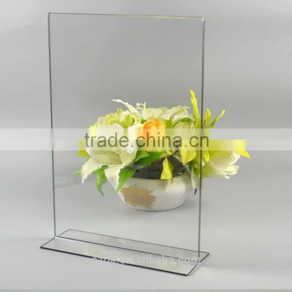 Fashion Design Black Edge 8*11 Acrylic Sign Holder photo-4