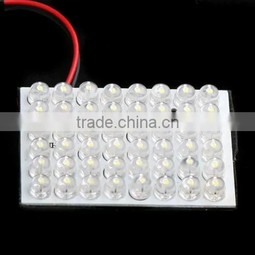 48 LED White Dome Bulb Light for Car Interior With 3 Adapters photo-4