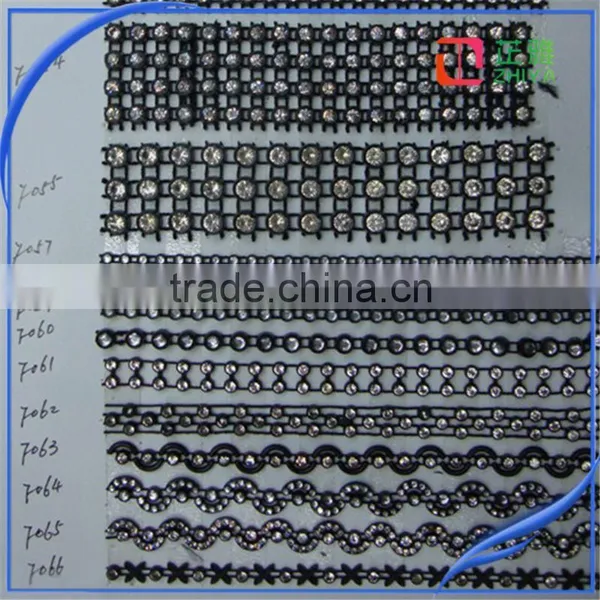 Rhinestone Trimming Iron on Rhinestone Sheet Crochet Trimmings g Venice Lace Trim