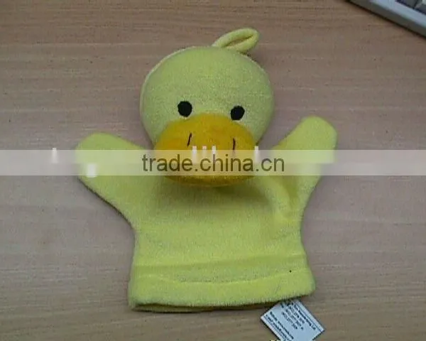 Plush Animal Glove Hand Puppet for Bathing