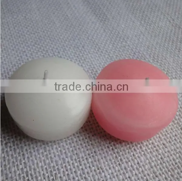 White / Pink Round Floating Candle on Water for Home Decorative Scented Candles photo-2