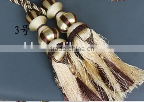 Door Curtain Rope,Decorative Rope For Curtain,Curtain Tieback Rope,Knot Curtain Tassel