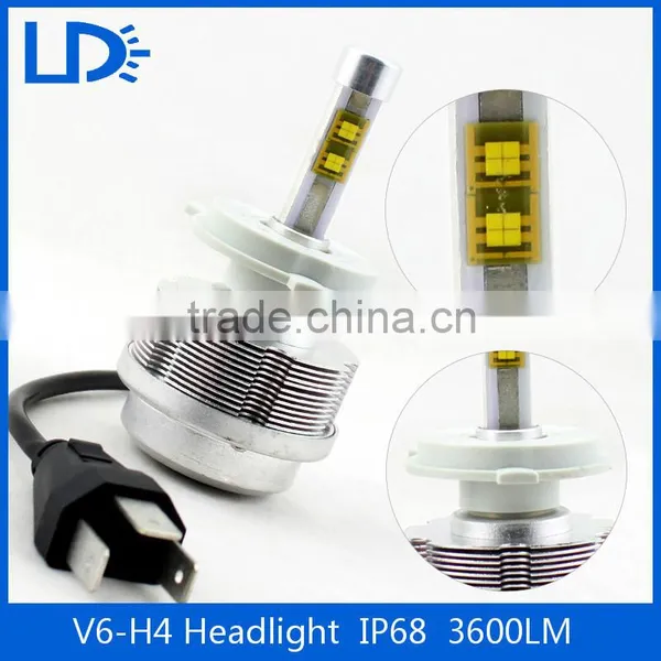 Super Bright Canbus Headlamp 6000k Car Auto Bulb 30w H4 Led Headlight photo-5