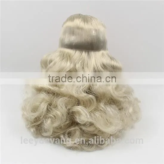 High Quality Long Deep Curly Dark Blonde Neo Blythe Doll Wigs photo-3