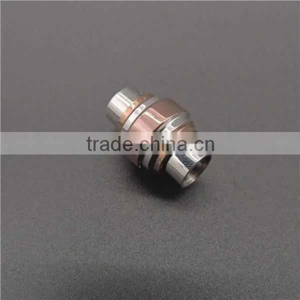 Wholesale Rose Gold Plated Charm Beads With Stainless Steel Round Accessories for Bracelet photo-2