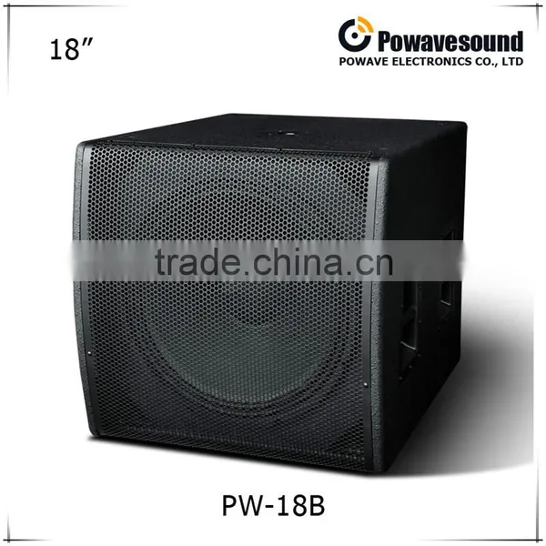 PW-18 Powavesound PW Series Speakers Subwoofer 18 Inch