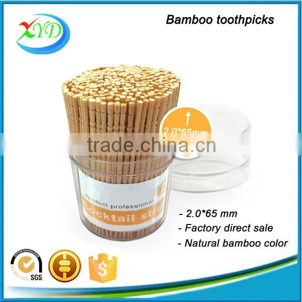 2.0*65mm Bamboo Toothpick for Sale photo-4