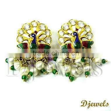 Emerald Earrings, Diamond Earrings, Emerald Jewelry