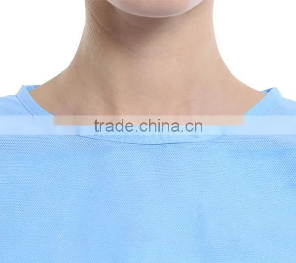 ECOMA Sterile Disposable Standard Surgical Gown, Blue photo-2