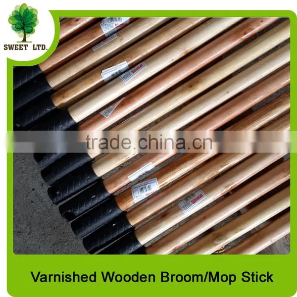 Varnished Wooden Broom Handle Farm Tools Wooden Shovel Handle Sticks photo-5