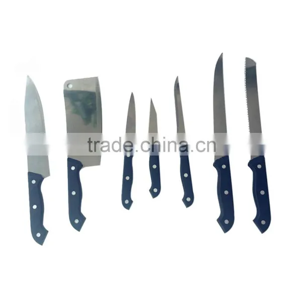 Scissor Sharpner Cutting Board 11 Pcs Professional Stainless Steel Kitchen Knife Set photo-2