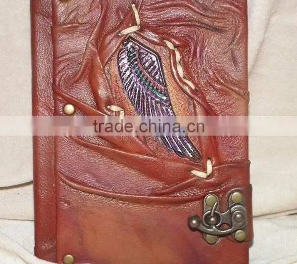 HANDMADE VARIOUS DESIGNS JOURNAL -%100NEW GENUINE REAL LEATHER-HIGH QUALITY-NOTEBOOK - DIARY - SKETCHBOOK