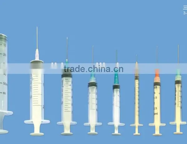Disposable Syringe 3 Parts Type1ml, 2ml,3ml,5ml,10ml,20ml,50ml photo-4