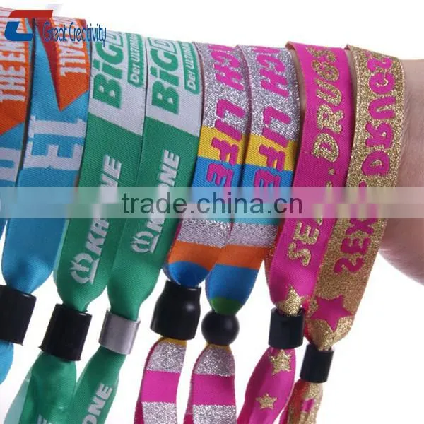 One Time Use RFID F08 Woven Fabric Wristband / Bracelet photo-6
