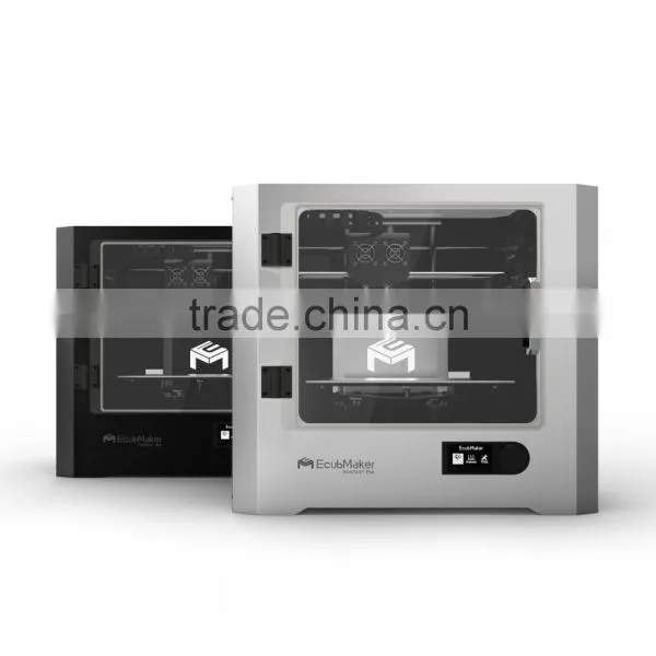 EcubMaker FANTASY Pro Dual Extruder Large Metal FDM 3D Printer Machine China for Sale 260x180x200mm Support Soluble Filament photo-3