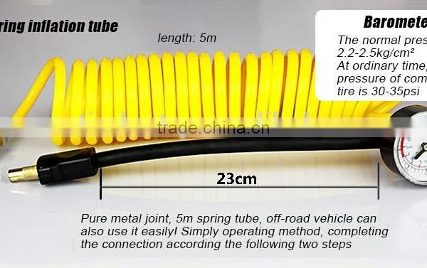 Metal Double Cylinder Mini Car Air Compressor/Car Inflator photo-6