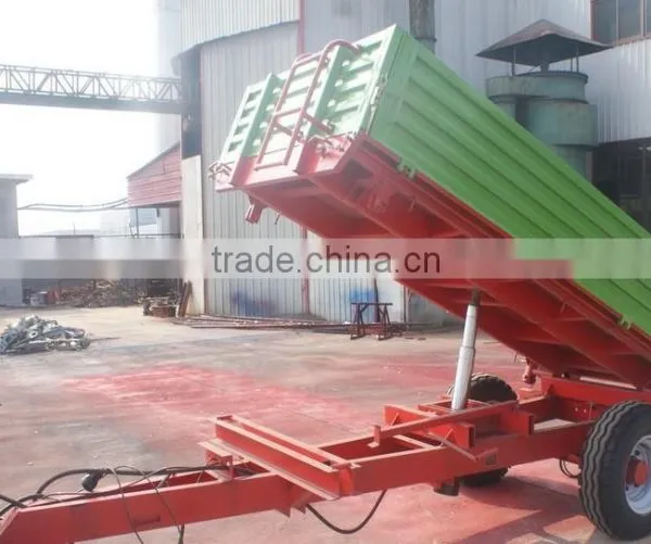 Hot Sale Euro Style Agtrilculture Tractor Use Hydraulic 2 Ton, Farm Tipping Trailer, Rear and Side Tipping With CE Certification photo-6
