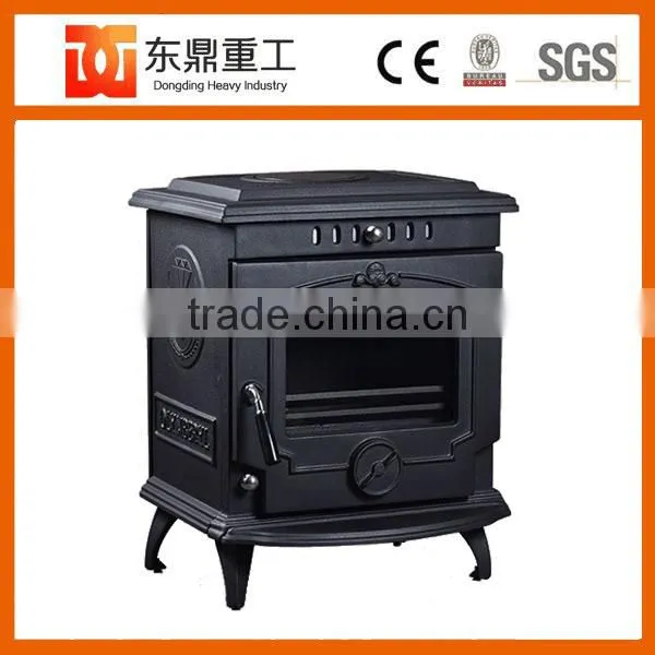 Indoor Freestanding Cast Iron Fireplace/wood Burning Stove With Warm Temperature DHF243BI photo-3