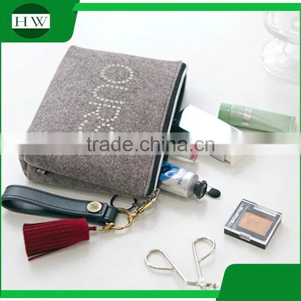 Promotional Gifts Clear Plain Canvas Cosmetic Bag With Zipper and Logo photo-5
