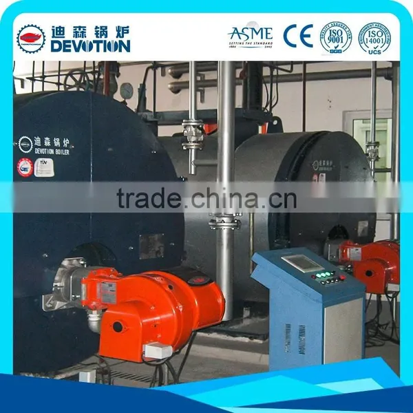 500-6000kg/h Fire Tube 3 Pass Wet Back Type Oil Fired Steam Boiler photo-4