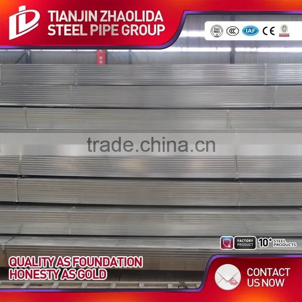 Zinc Coated 200 g - 500 g bs 1387 Galvanized Square Pipes for Construction Use photo-2