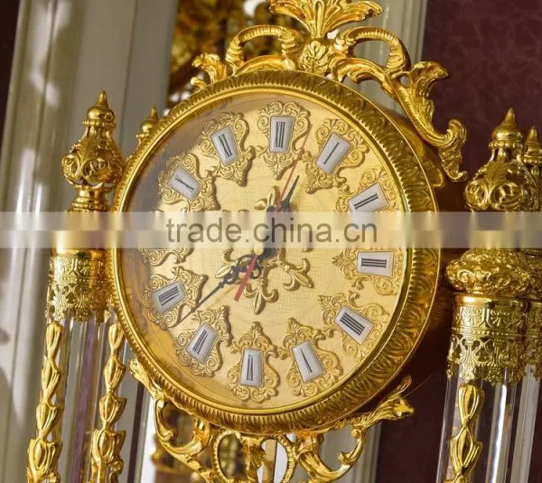 Rare Antique French Gold Gilt Ormolu Ornate Mantel Pendulum Table Clock photo-4