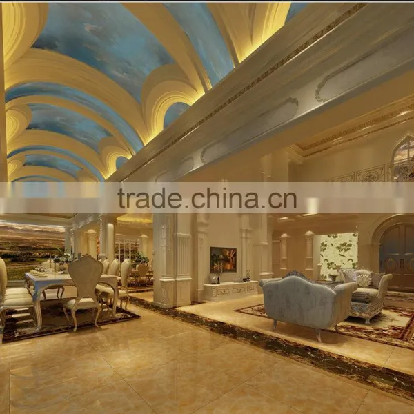Detail Architeture Design For Villa Foyer and Reception Hall With Furnishing photo-4
