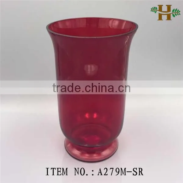 Stained Handblown Glass Flower Vase for Decoration photo-5