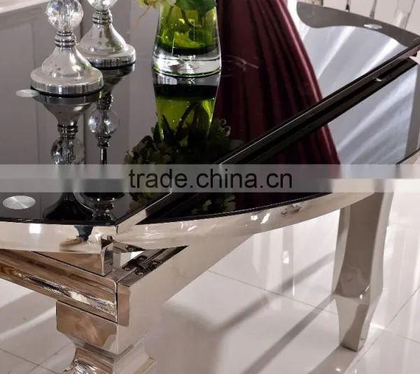 TH389 Fashionable Glass Top Adjustable Height Dining Table Adjustable Table photo-3